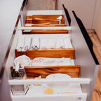 Tidies – Drawer divider acacia low/long – N56 – detail view 5