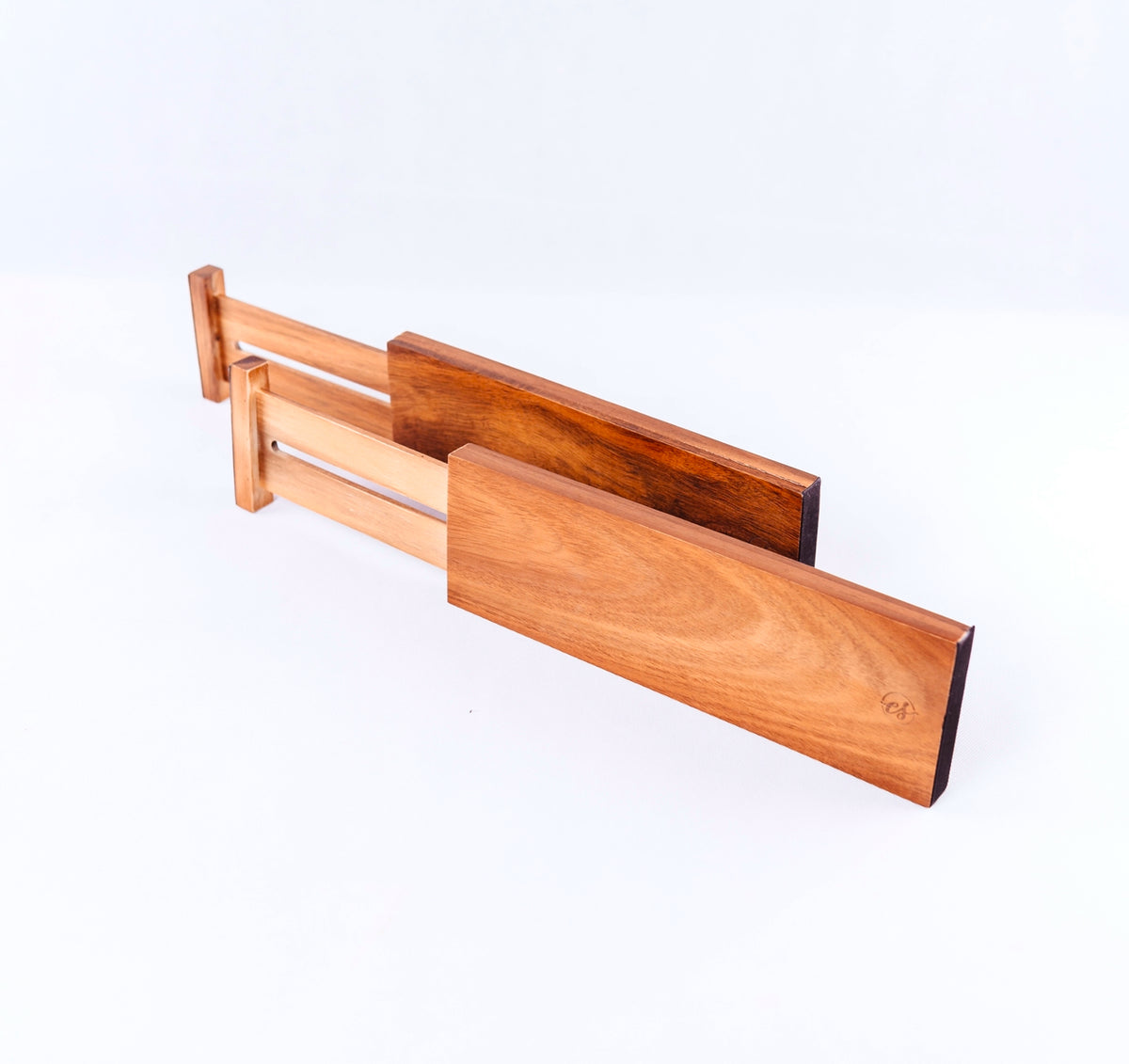 Tidies – Drawer divider acacia tall/long – V56