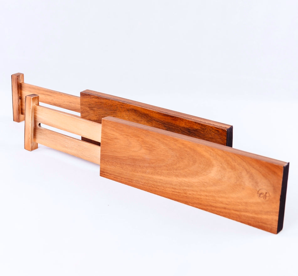 Tidies – Drawer divider acacia tall/long – V56 – detail view 4