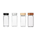 Tidies – Spice jars – Set 12/24 pcs glass spice jars