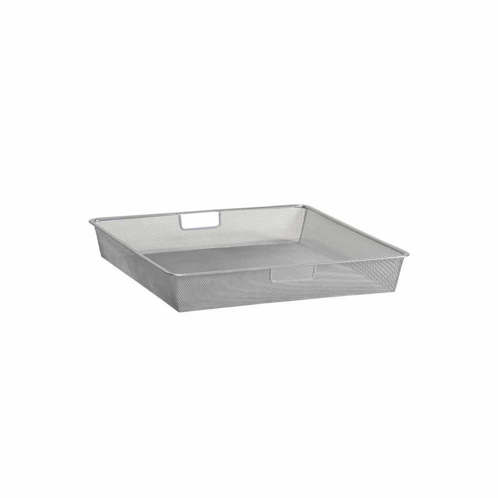 Elfa – Perforated basket 52.7x52.7x8.5 platinum – 155188