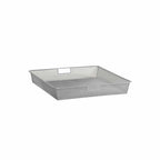 Elfa – Perforated basket 52.7x52.7x8.5 platinum – 155188