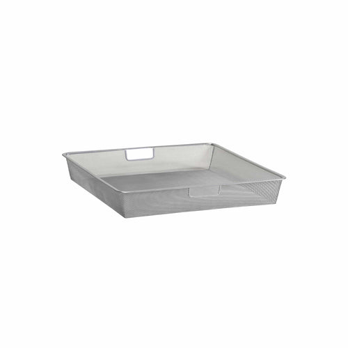 Elfa – Perforated basket 52.7x52.7x8.5 platinum – 155188