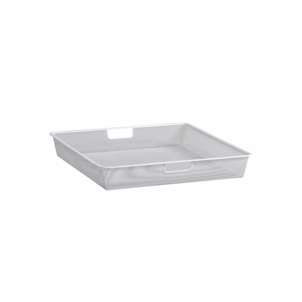 Elfa – Perforated basket 52.7x52.7x8.5 white – 155190