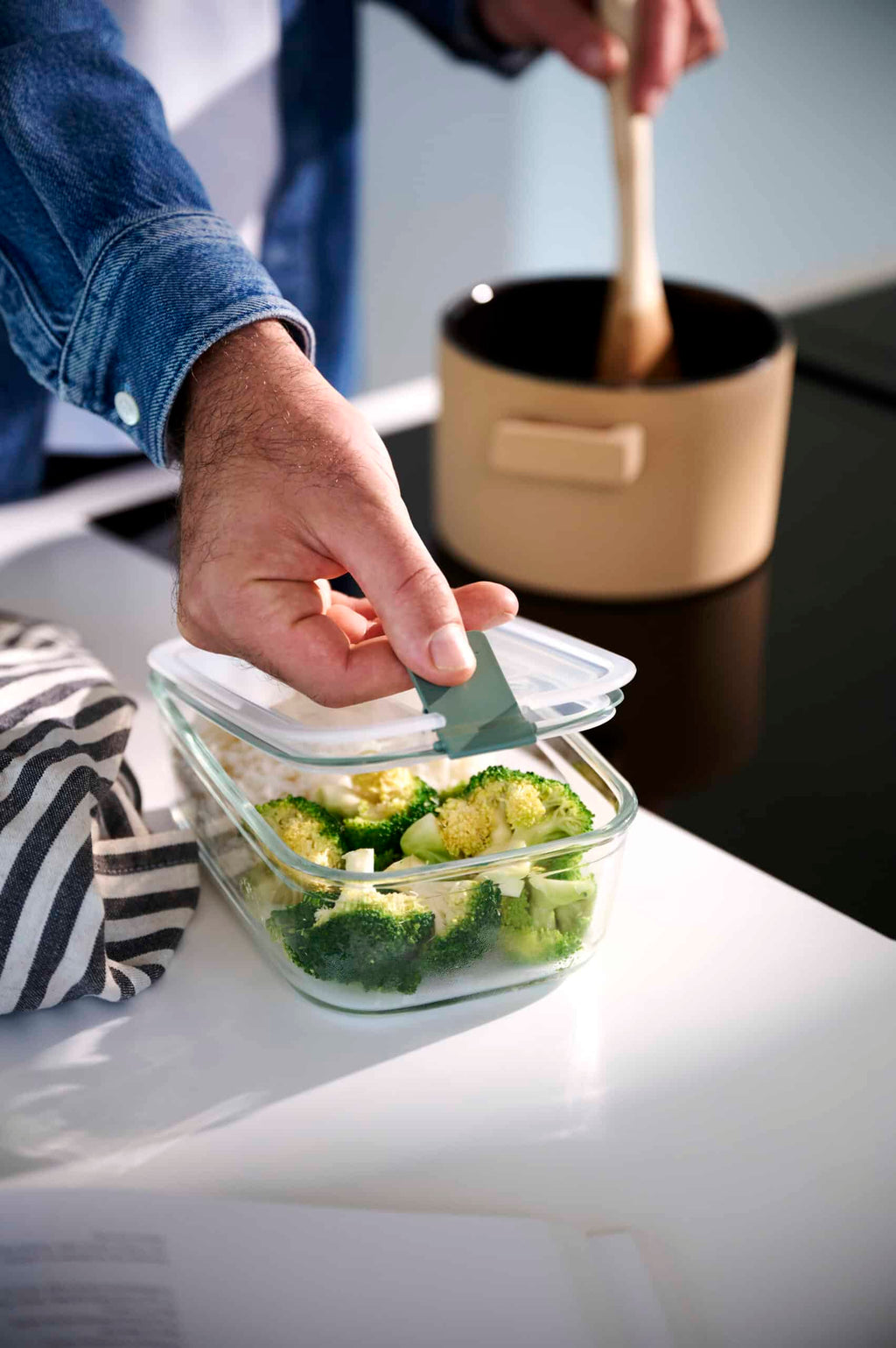 Mepal – Food Container EASYCLIP – 1.0 L glass – detail view 8