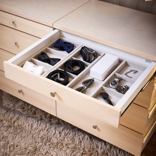 Elfa – Décor+ drawer unit large 7-compartment drawer – detail view 2