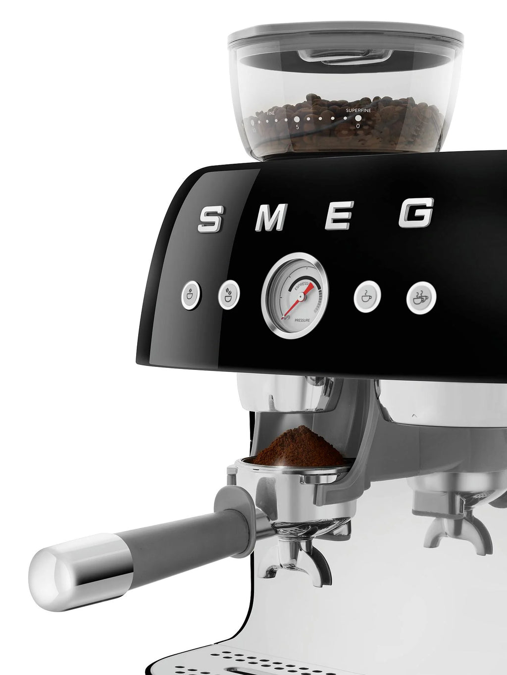 SMEG Coffee Machine EGF03B – detail view 12