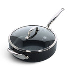 GreenPan Barcelona Pro Bratpfanne mit Deckel und Hilfsgriff, 28 cm