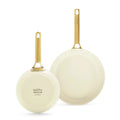 GreenPan Padova Reserve Bratpfannen-Set, 20 + 26 cm, Hellcreme CC008494-001