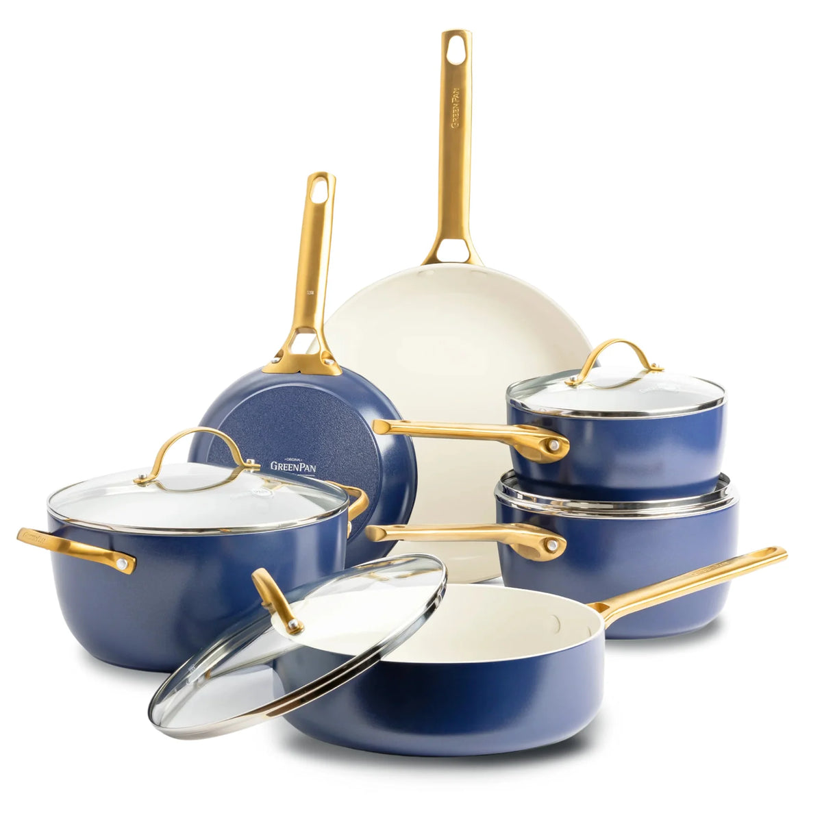 Súprava riadu GreenPan Padova Reserve, 6 (10) dielov, Oxford Blue CC008493-001
