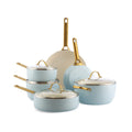 GreenPan Padova Reserve Kochgeschirr-Set, 6 (10) Teile, Hellblau CC008485-001