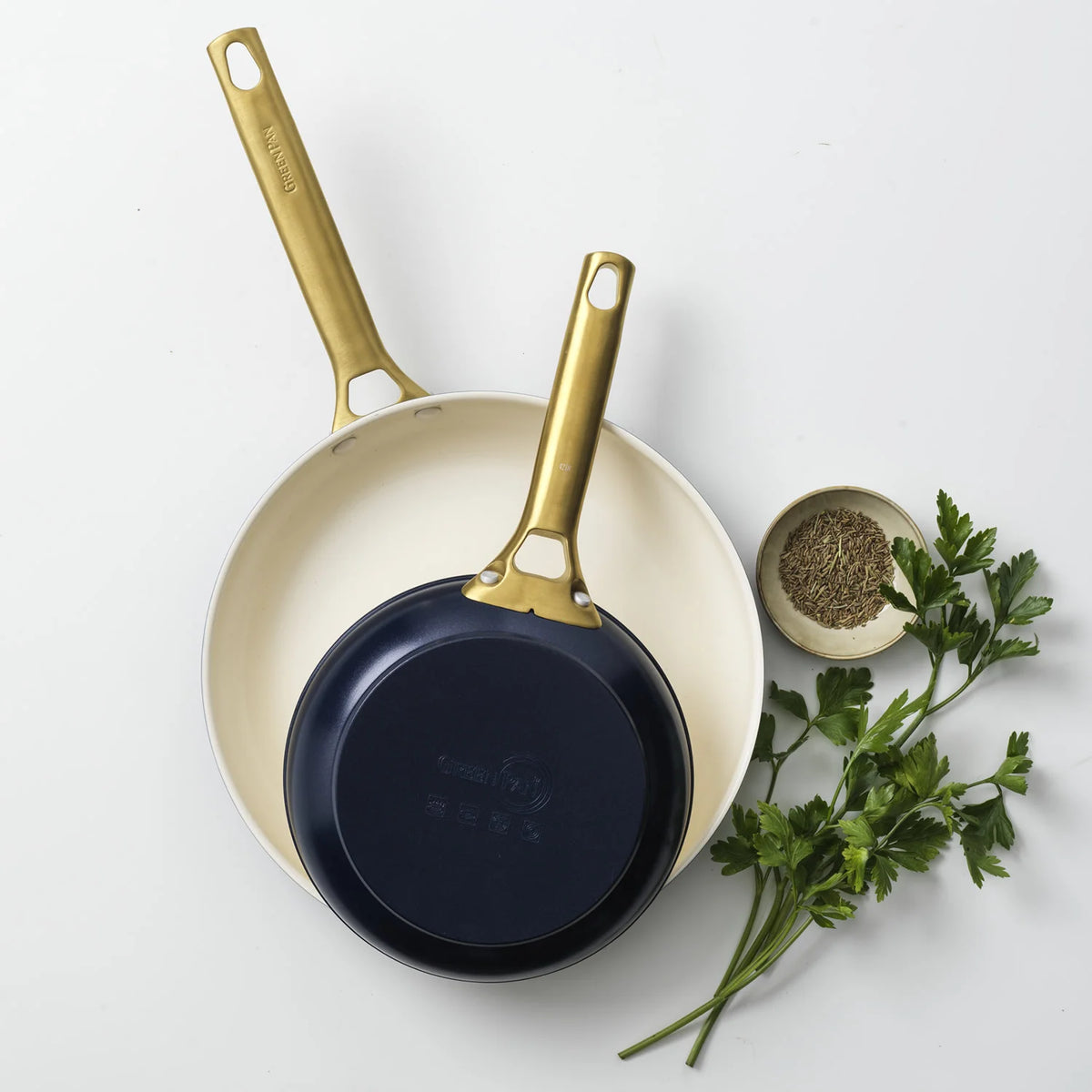 GreenPan Padova Reserve Súprava panvíc, 20 + 26 cm, Oxford Blue CC008492-001