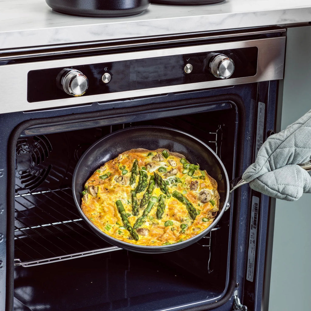 GreenPan Barcelona Pro Bratpfanne mit Deckel und Hilfsgriff, 28 cm