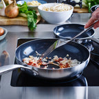 GreenPan Geneva Wokpfanne, 28 cm, Edelstahl CC004781-001