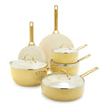 GreenPan Padova Reserve Kochgeschirr-Set, 6 (10) Teile, Gelb CC008487-001