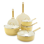 GreenPan Padova Reserve Kochgeschirr-Set, 6 (10) Teile, Gelb CC008487-001