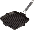Staub Cast-Iron Grill Pan, 24 × 24 cm