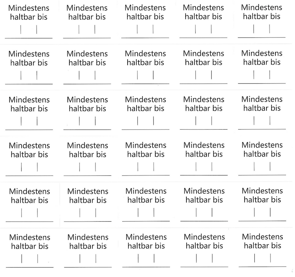 Tidies – 280 labels for spice jars – DE – detail view 4