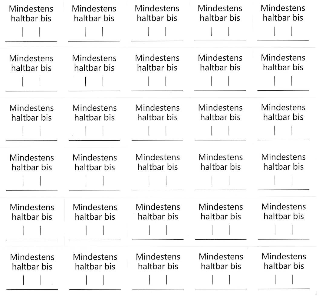 Tidies – 280 labels for spice jars – DE – detail view 4