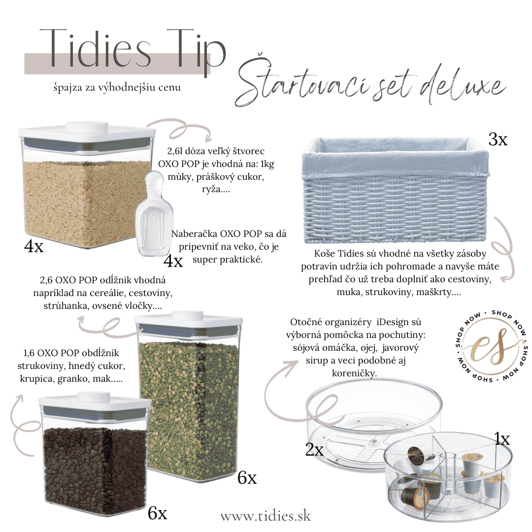 Tidies – Set pantry Deluxe