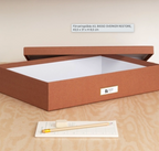 Bigso Box of Sweden – SVERKER – document box A3 – sienna – detail view 4