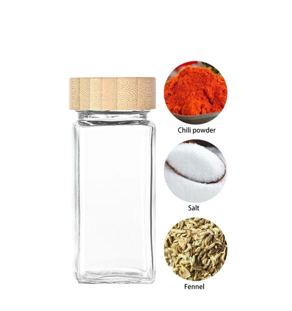 Tidies – Spice jars – Set 12/24 pcs glass spice jars – detail view 8